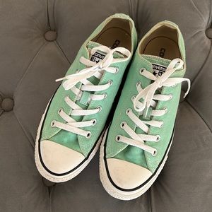 Gently used mint green converse!